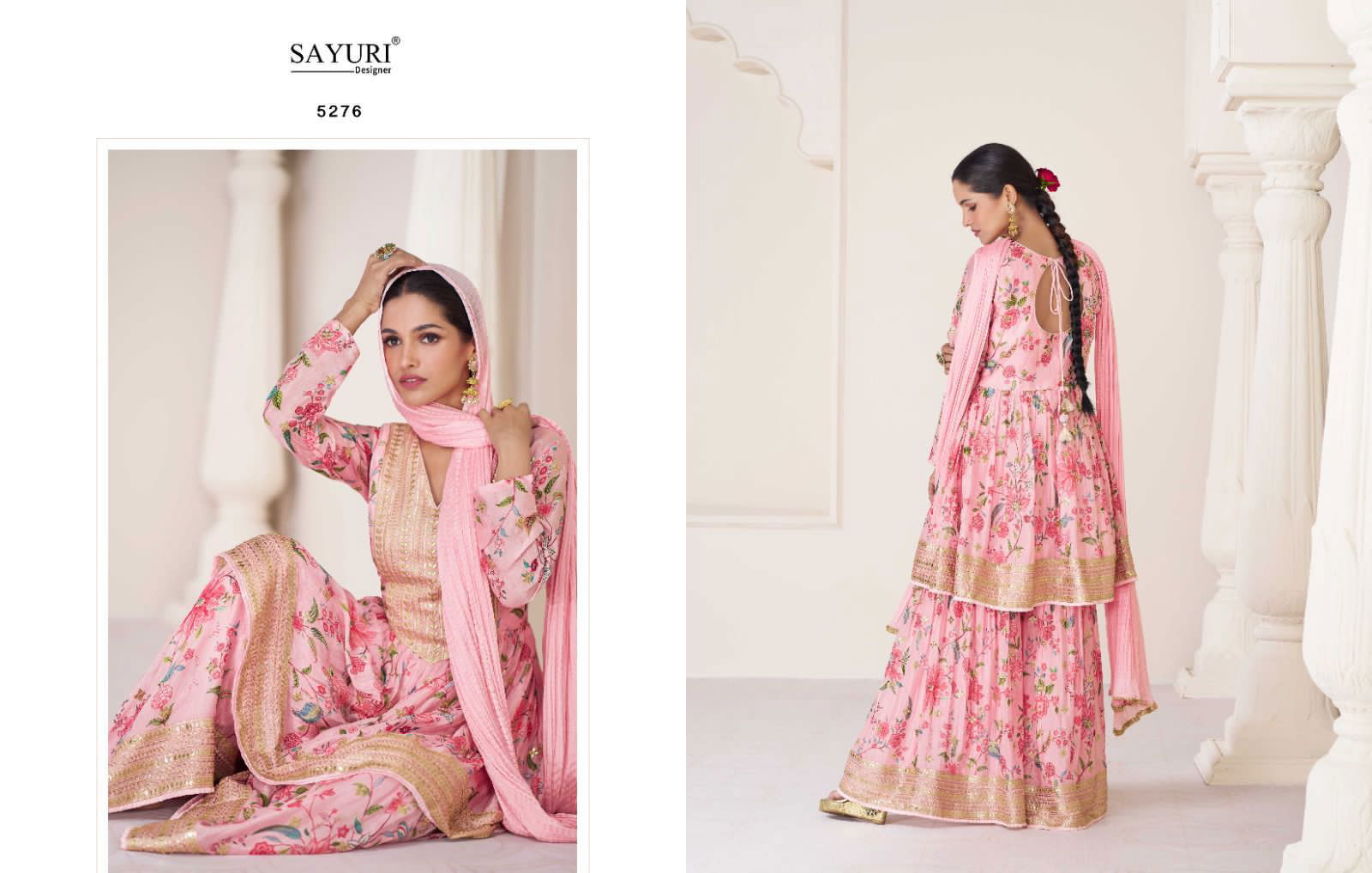 Phulaari By Sayuri 5273 To 5276 Wedding Salwar Suits Catalog
